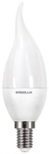Лампа светодиодная Ergolux Свеча на ветру LED-СА35-11W-E14-6500k, дневной свет