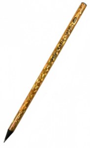 Карандаш чернографитный FATIH Safir, HB, круглый, деревянный, золотистый корпус