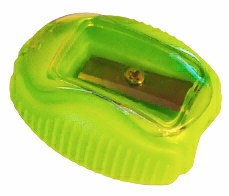 Точилка для карандашей Jooydoo с контейнером, пластиковая, зеленая, QD-3509