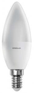 Лампа светодиодная Ergolux Свеча LED-С35-11W-E14-4500k, холодный свет