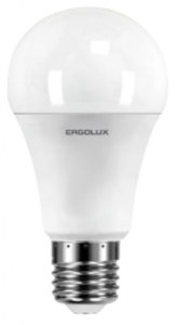 Лампа светодиодная Ergolux ЛОН LED-A60-17W-E27-6K, дневной свет.
