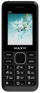 Сотовый телефон Maxvi C20 Dual Sim Black