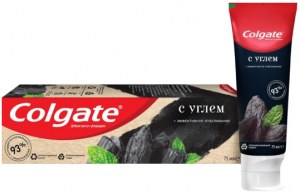 Зубная паста Colgate Эффективное отбеливание с углем, 75мл.