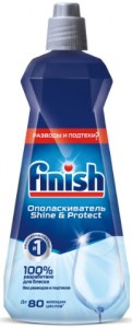 Ополаскиватель для посудомоечных машин Finish Shine & Protect, 400мл