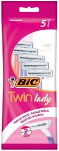 Бритвы одноразовые BIC Twin lady c 2 лезвиями (5 шт.)