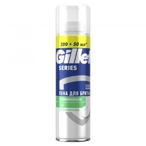 Пена для бритья Gillette с Алое