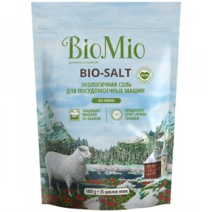 Экологичная соль для посудомоечной машины  BioMio BIO-SALT ,1 кг