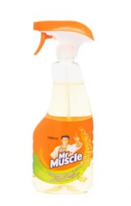 Средство для  мытья стекол Mr.Muscle (распыл.) лимоном со спиртом ,500мл