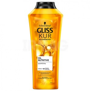 Шампунь для волос Gliss Kur Oil Nutritive для длинных  и  секущихся волос, 400 мл