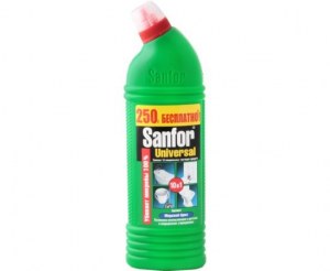 Чистящее средство для мытья поверхностей Sanfor Universal Морской бриз, 1000 мл