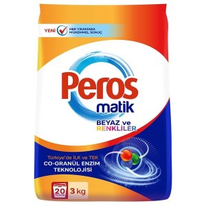 Стиральный порошок Peros, универсальный, для цветного белья, 3 кг