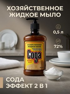 Хоз мыло сода 0.5л