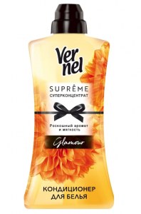 Кондиционер для белья Vernel Supreme Glamour, концентрированный, 1,2 л, 48 стирок