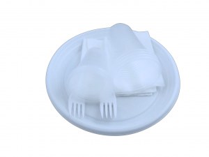 Пластиковый набор посуды для пикника