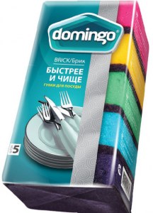 Губки для посуды Domingo Brick, 5 шт.