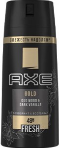 Дезодорант спрей мужской Axe Gold, 150 мл