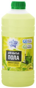Средство для мытья пола Семь звезд с ароматом Лайма, 500мл.