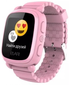 Детские часы-телефон ELARI KidPhone 2 розовые