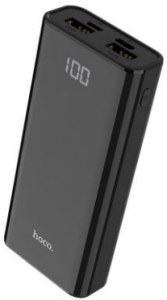 Аккумулятор портативный Hoco J45 Elegant shell, 10000mAh, LED, черный