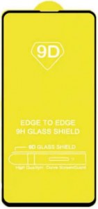Стекло защитное 9D Full glue MQ Xiaomi Poco X3 без упаковки черный