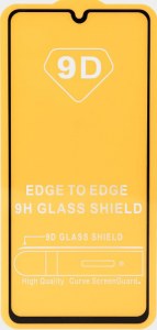 Стекло защитное 9D Full glue MQ Samsung A41 (2020) без упаковки черное